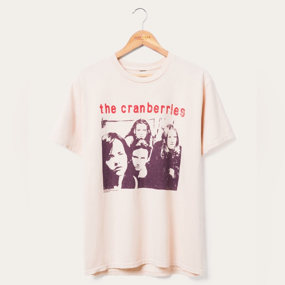 New! Junk Food Clothing THE CRANBERRIES FLEA MARKET TEE